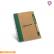 Caderno Kraft com Caneta Personalizada