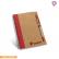 Caderno Kraft com Caneta Personalizada