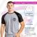 Camisa Raglan em Poliéster