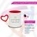 Caneca Alça Coração 3D Personalizada
