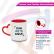 Caneca Alça Coração Personalizada