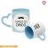Caneca com Alça de Coração Personalizada