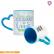 Caneca com Alça de Coração Personalizada