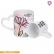 Caneca com Alça de Coração Personalizada