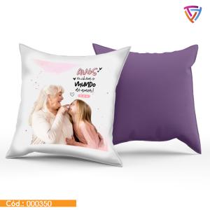 Almofada Personalizada Oxford 40x40cm 4/0 - Personalização Somente Frente  Acompanha Enchimento Criação de Arte | Estampa Tamanho A3