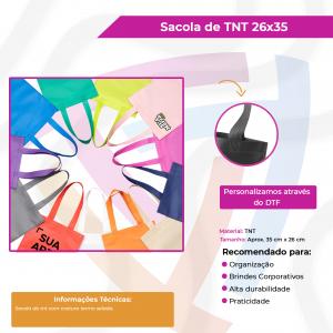 Bolsa TNT Alça Comprida 26cm TNT 26cm x 35cm    