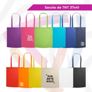 Bolsa TNT Alça Comprida 37cm TNT 38cm x 41,5cm x 0,85 cm    