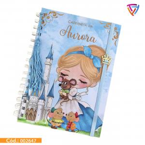 Caderneta de Vacinação Personalizada  15x21  Laminação Brilho ou Fosco Wire-o Criação de Arte