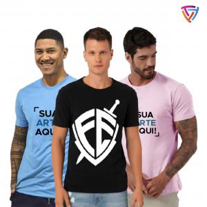 Camisa Colorida Personalizada Poliéster  Impressão em DTF Têxtil   Criação de Arte | Estampa A4 ou Estampa A3