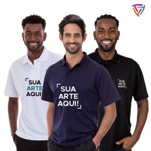 Camisa Polo Masculina Personalizada Malha Piquet  Impressão em DTF Têxtil   Criação de Arte | Estampa A4 ou Estampa A3