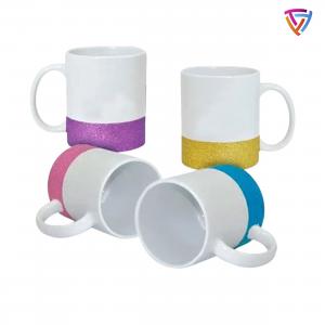 Caneca Base Glitter Personalizada Porcelana   Resina  Criação de Arte