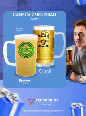 Caneca de Chopp Chanfrada Vidro     