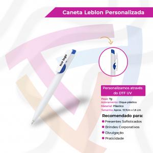 Caneta Plástica Leblon Plástico 1,3cm x 13,7cm    
