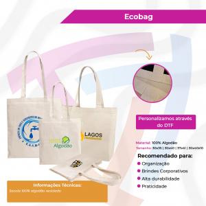Ecobag 100% Algodão     