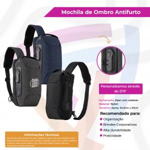 Mochila Antifurto Nylon     Criação de Arte
