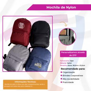 Mochila Nylon 14 Litros Nylon     