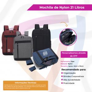 Mochila Nylon 21USB Nylon     