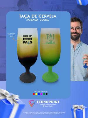 Taça de Cerveja Jateada Vidro     